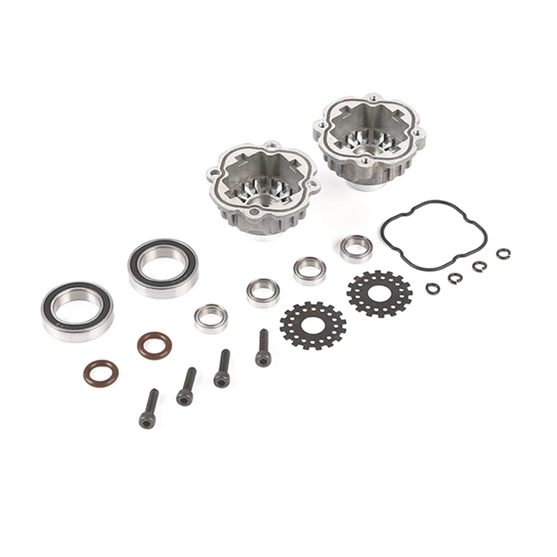 Metal Differential Housing Kit For 1/5 Scale HPI ROFUN BAHA KING MOTOR ROVAN BAJA 5B 5T 5SC SS TRUCK RC CAR PARTS