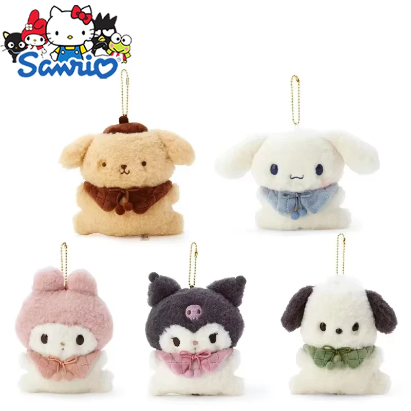 

Kawaii Sanrio Split Kuromi My Melody Split Series Doll Cartoon Pochacco Cinnamonroll Doll Bag Pendant Children's Plush Toys Gift