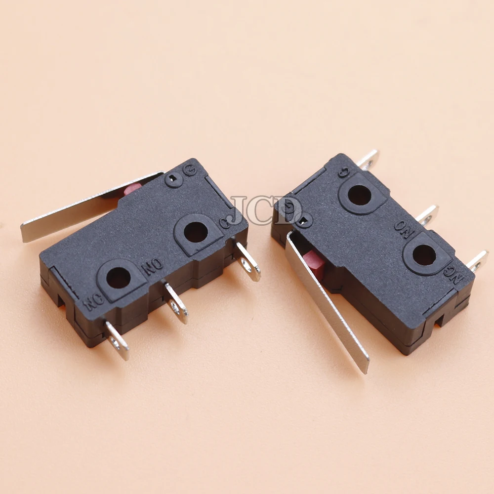 10 PCS Micro Switch 2/3Pin NO/NC Mini Limit Switch 5A 250VAC KW11-3Z Roller Arc lever Snap Action Push Micro switches