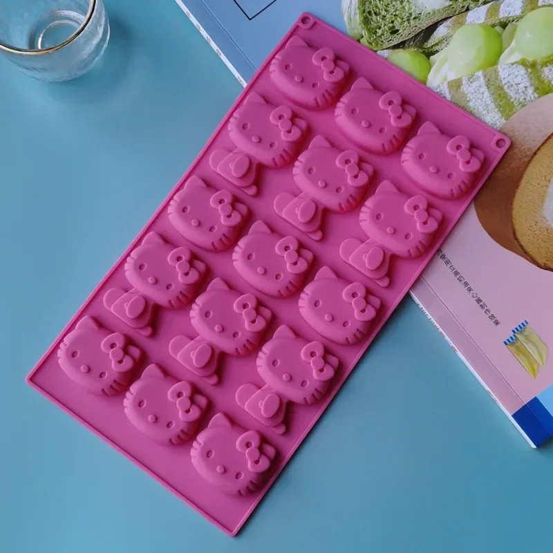 

Sanrio Hello Kitty Cake Mold Cartoon Cute Silicone Ice Cube Mould Cookie Candy Cake Mold Kitchen Pastry Handmade Baking Tools
