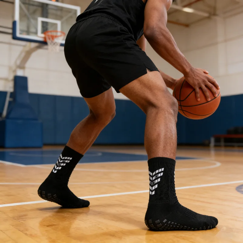 Calcetines atléticos antideslizantes del apretón para el ejercicio profesional del rugby del fútbol de las mujeres de los hombres