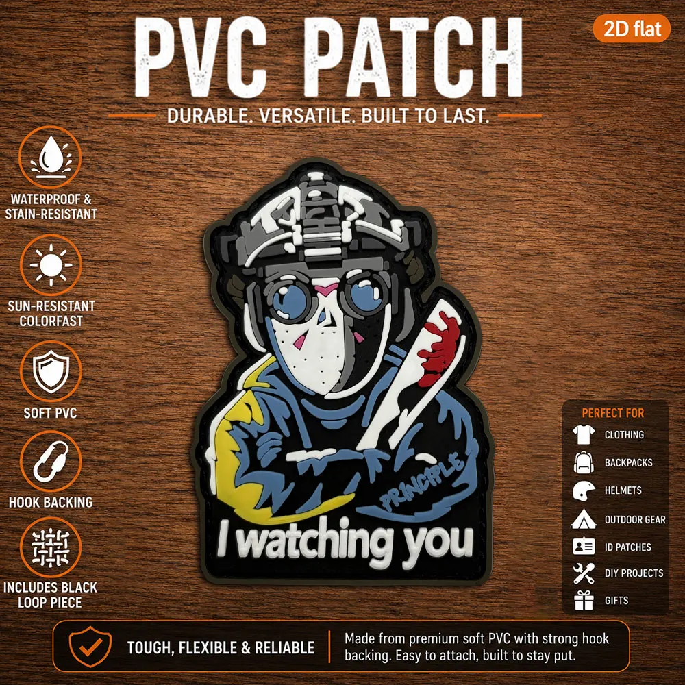 1Pc/2Pc/3Pc Optional Trendy Character Illustration Pattern Pvc Arm Patch Badge for Jacket and Backpack, Personalized Identification Patch with Fleece Backing