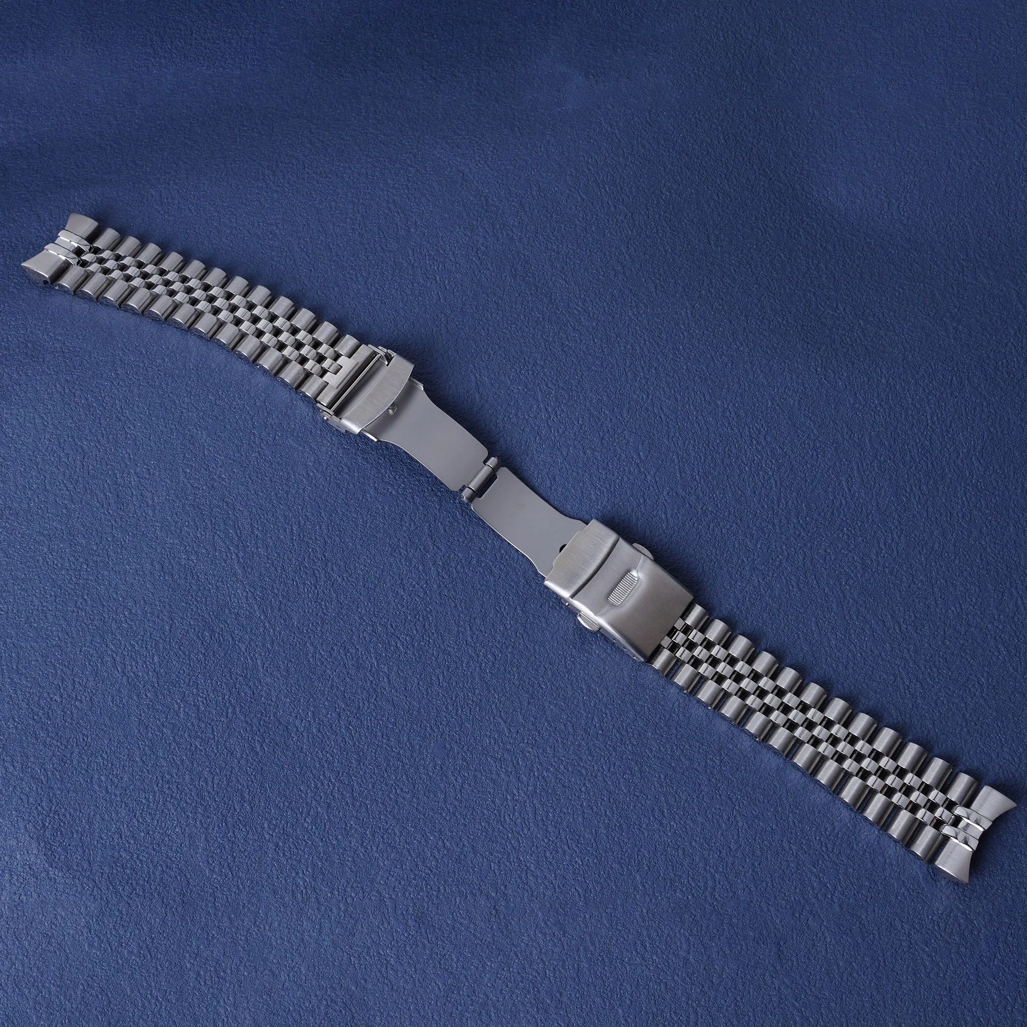 New Shape 316L Stainless Steel Silver Jubilee  Bracelets Solid Curved End For ORIENT RA-AA0002L 22mm  Watch Band Strap