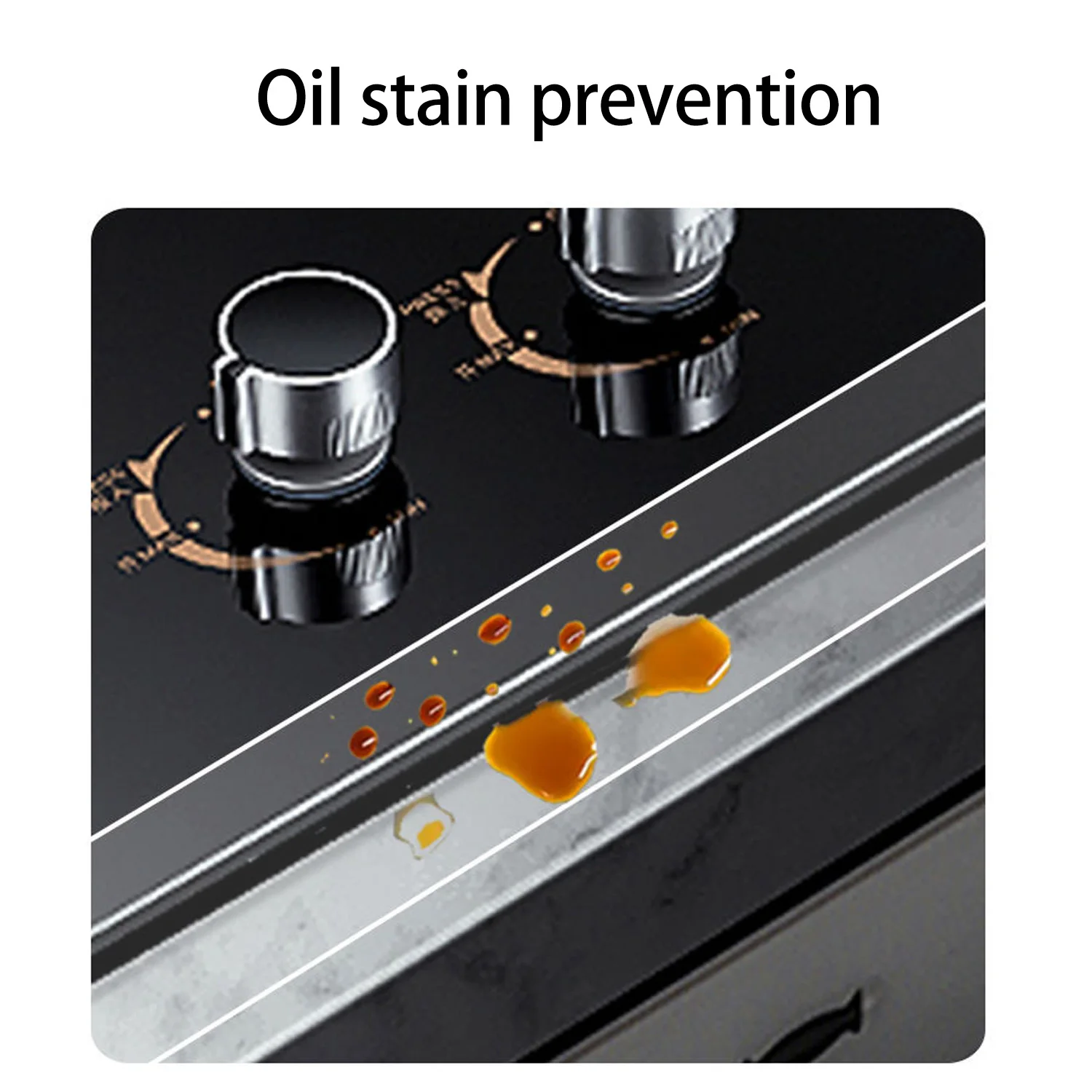 

Oil and water resistant single-sided nano tape, stain-free for countertops, seamless transparent nano tape.