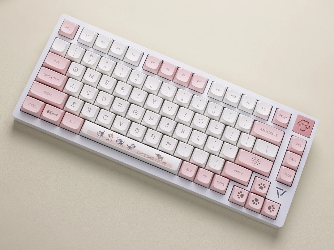 KeysLand XDA Keycaps Cơ Phụ Kiện PBT Dye Thăng Hoa Diy Bộ 137 Phím Chi Cát GMK Phù Hợp Với 61/64/68/84/98/104