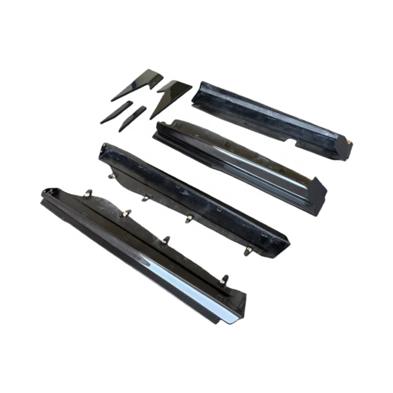 

For McLaren GT Upgrade PRO Style Dry Carbon Fiber Skirts Side Spoilers Body Kit