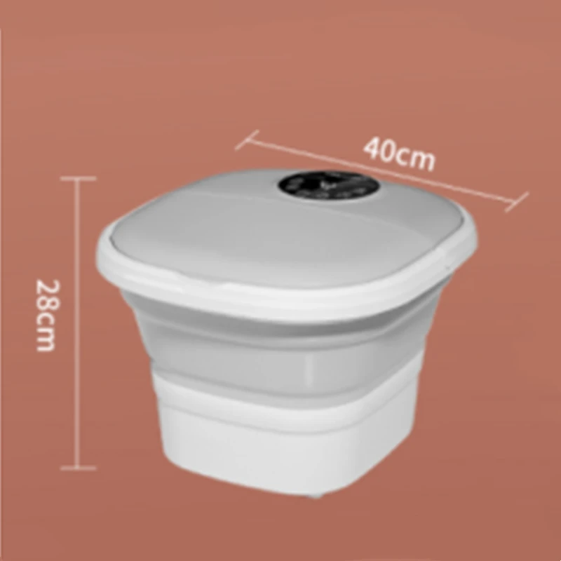 Foldable foot bath tub full automatic heating constant temperature electric massage foot washer Pedicure household