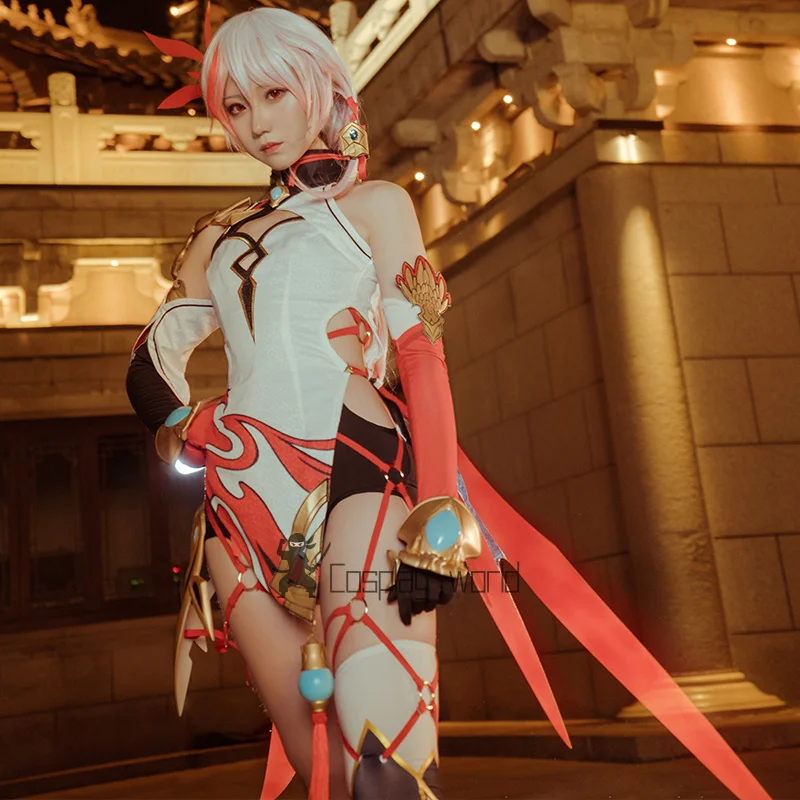 

Аниме игра Honkai Impact Косплей Костюм Фу Хуа Скарлет Феникс ‌ Сексуальная униформа Хэллоуин Маскарад Карнавальная одежда