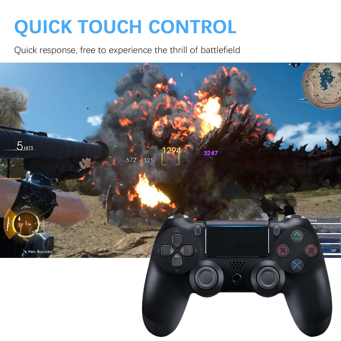 Controller for PS4 Slim Pro Joystick Gamepad Dual Vibration Wireless Bluetooth Joypad For PlayStation 5 Joypad PC/IOS/Android