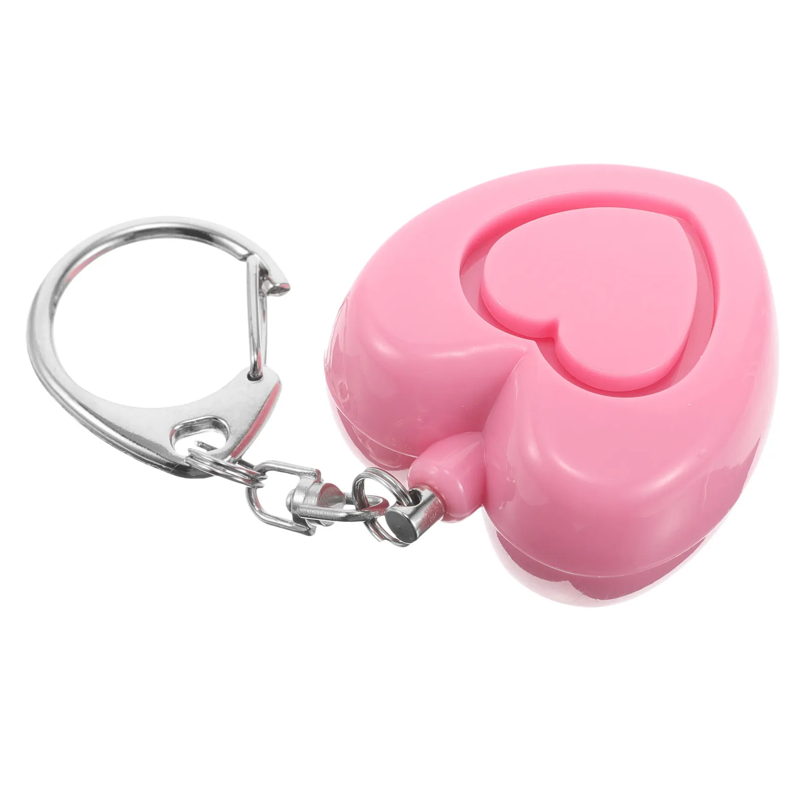 

Heart Shaped Personal Alarm LED Lights High Decibel Safety Alarm Portable Keychain Emergency Security Device for Women Kids