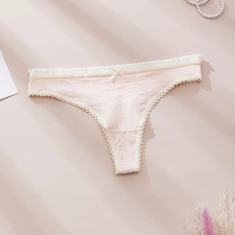 Cute Print Panties for Women Thongs Cotton Spring Summer Soft Lingeries Fashion Sexy Bow Women's Intimates Tangas Mujer - Image 5