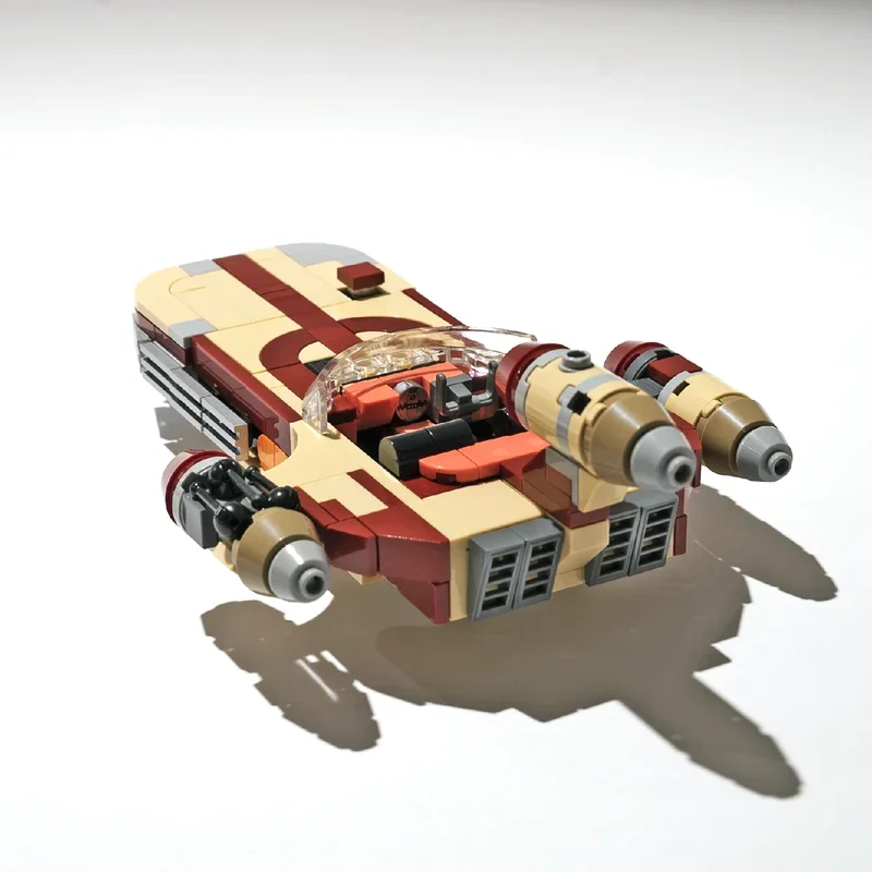 Luke's X-34 Space Series Soro Suub Landspeeder Fighter 300 parts Building Blocks Bricks A Airship Kids for Toys Christmas Gifts