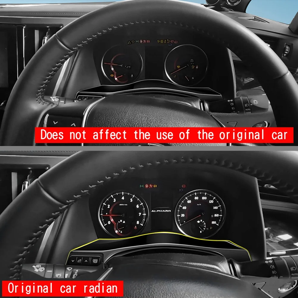 

Innovative Car Instrument Frame Cover Trim for Toyota Bright Black