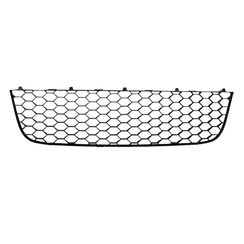#76R Car front bumper lower net,Front Lower Bumper Center Grille Honeycomb Mesh for Jetta (black)