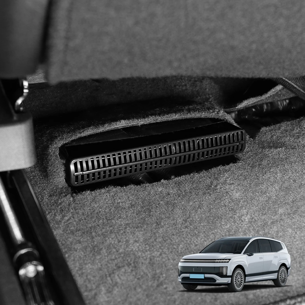 2 قطعة سيارة تحت مقعد تنفيس حماية شواء الغبار برهان غطاء منفذ الهواء لملحقات هيونداي أيونيك 9 #1