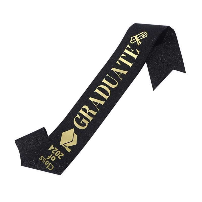 160cm Graduation Season College Teens Graduation Stole Sash for Academic Commencements Etiquettes Belts Party Decors