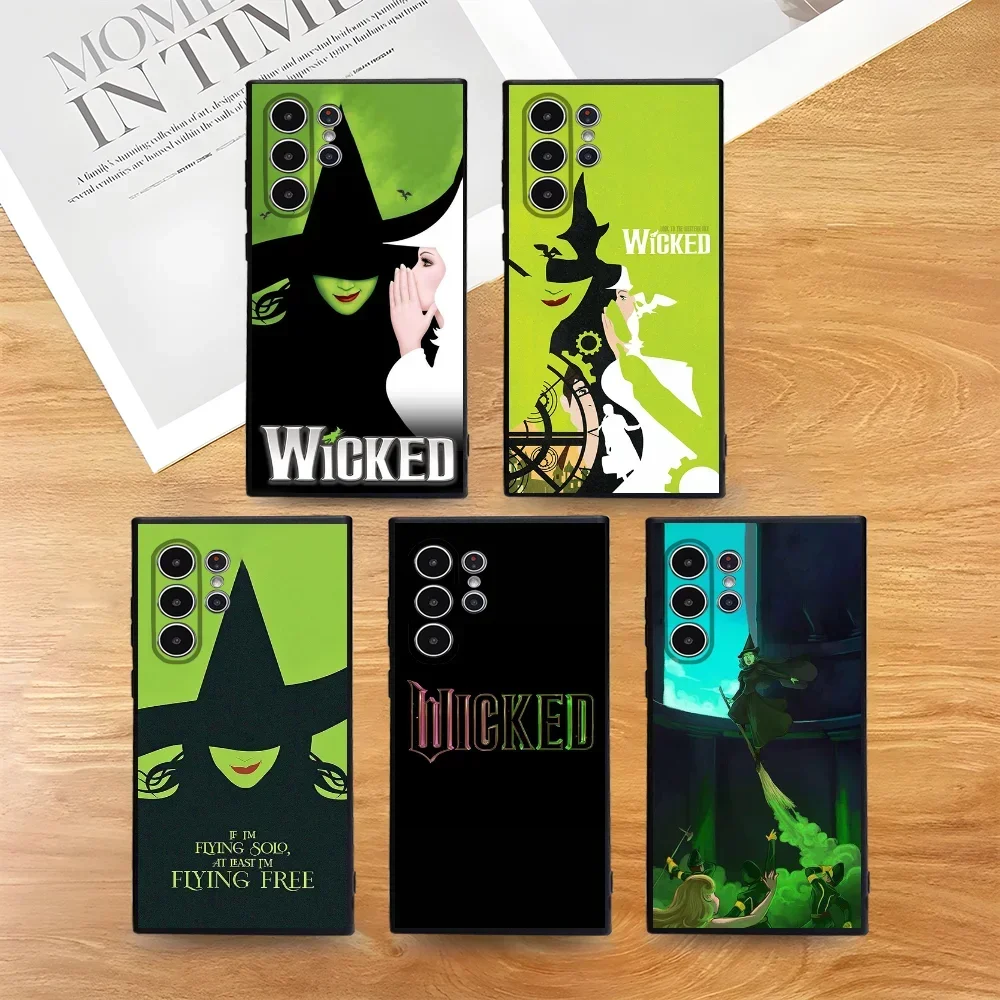 

W-Wicked Part One Movie G-Glinda Phone Case For Samsung S series s22 s23 s24 s25 FE Plus Ultra TPU Soft to Skin-friendly case