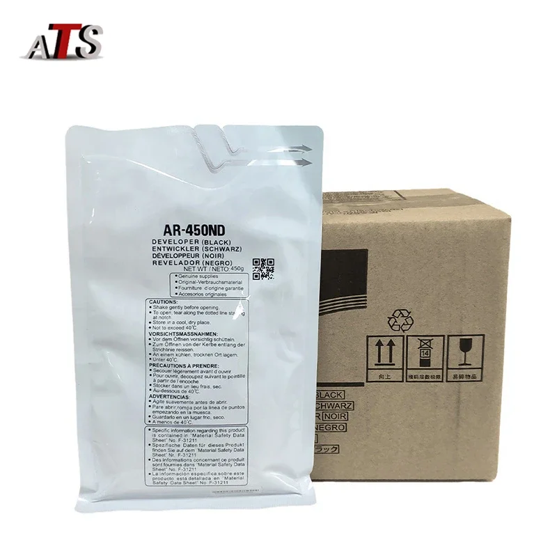 AR455 Developer for Sharp AR450ND AR350 3511 4511 355 455 AR310U AR420U Compatible Developer Powder Copier Spare Parts 450g