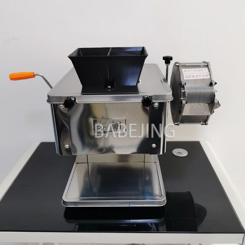 BABEJING رخيصة الثمن ماكينة تقطيع لحم البقر الطازج التجارية لحم الخنزير والدجاج 110 فولت 220 فولت