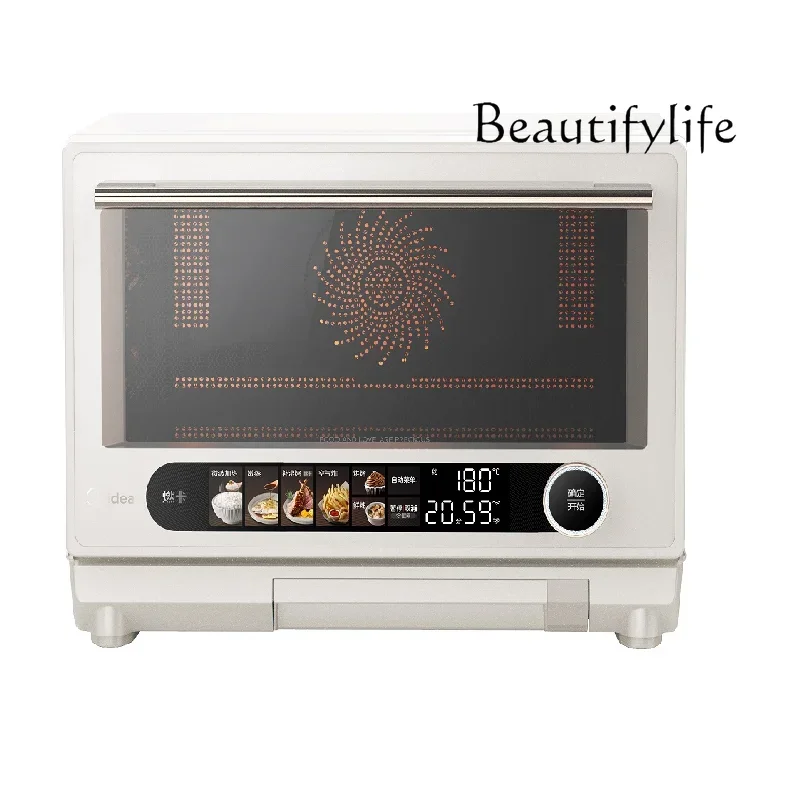 Micro Steaming, Frying and Stewing All-in-One Machine Household 23L Desktop Color Screen Microwave Oven