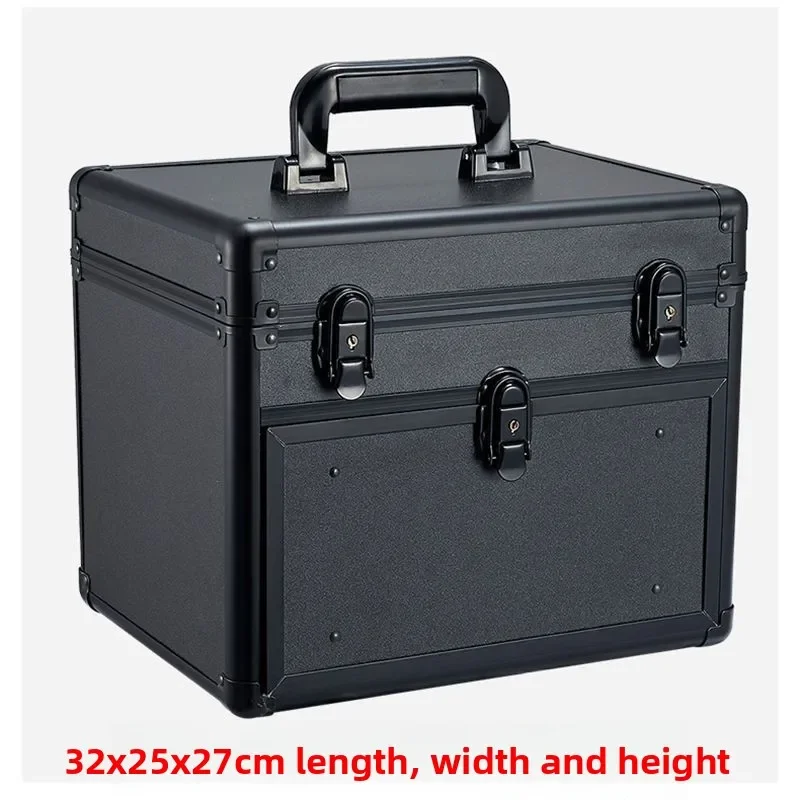 Practical Classic Practical Classic Portable Tattoo Embroidery Manicure Toolbox Large Capacity Waterproof and Moisture-proof Rad