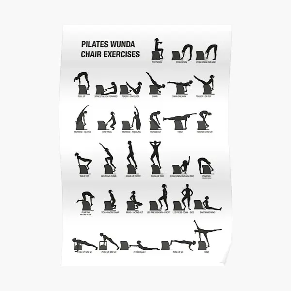 Pilates Wunda Chair  Poster Vintage Picture Room Decoration Wall Mural Art Print Funny Painting Modern Home Decor No Frame