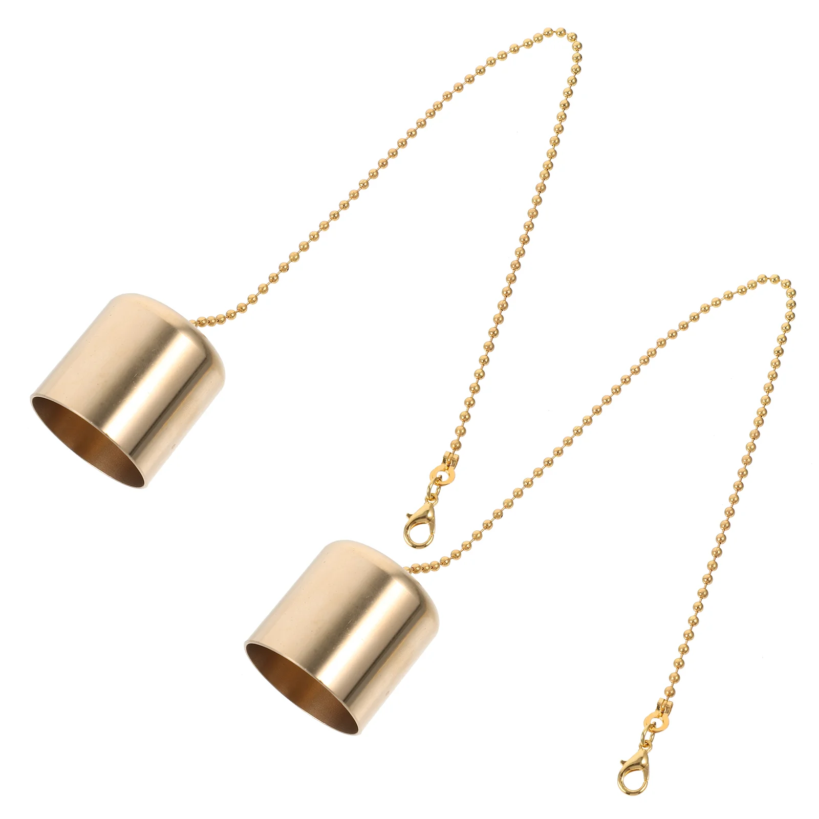 Wick Extintor Candles Decor Cover, Brass Lampshade, Golden Accessory Care Kit, Put Out Tool, 2 Pcs