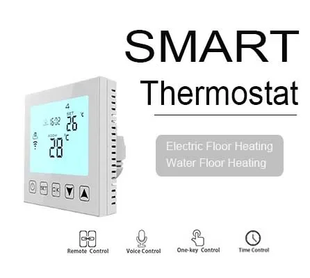 Tuya Smart Thermostat WIFI Touch Screen Floor Heating Systems Weekly Programmable Radiant Floor Heating Electric System