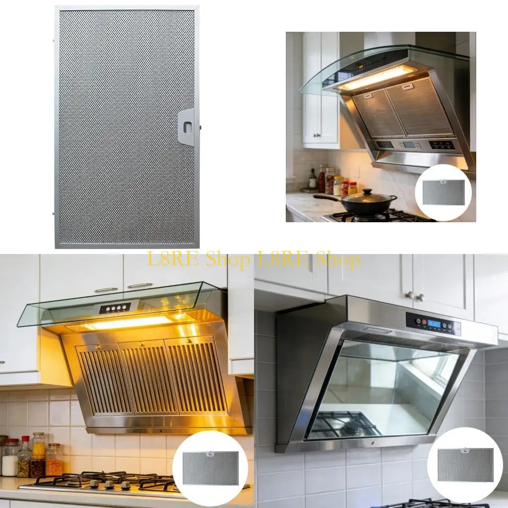 

Многоцелевая сетка для смазки вытяжки L8RE размером 506x300 мм, разработанная для 00744829 для оживления воздуха на кухне