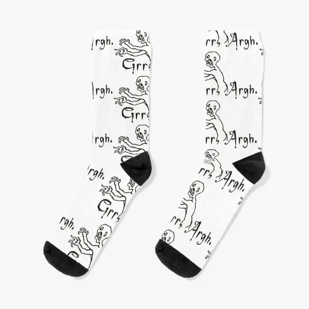 

Grrr Argh Socks hiking Men's short custom sports Women's Socks Men's