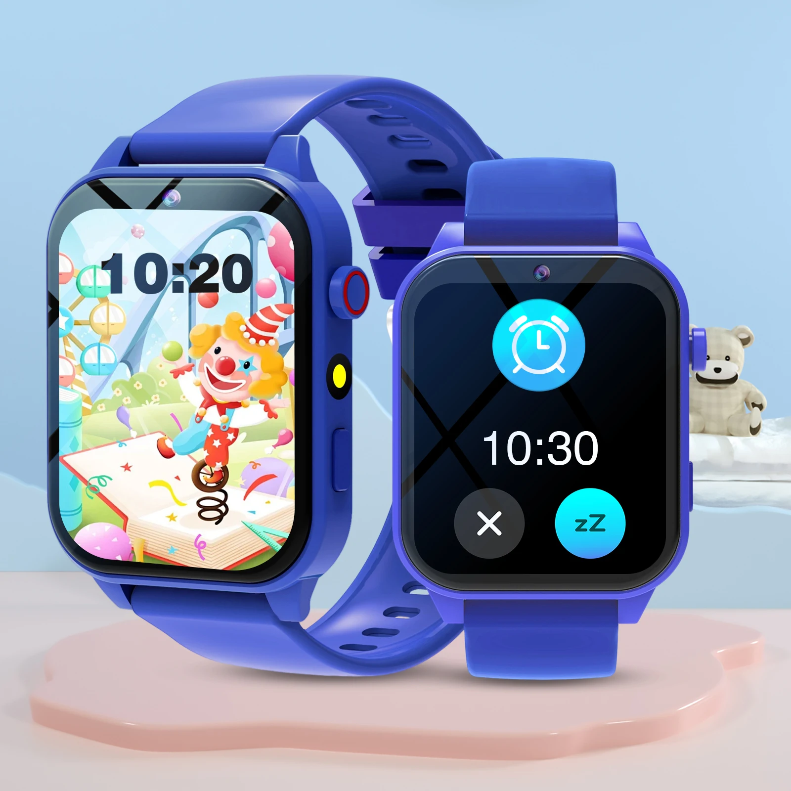 

2025 Kids Educational Smartwatch Ages 3-14: 18 Learning Games, Touchscreen Camera, Purple Silicone Sports Watch for Children