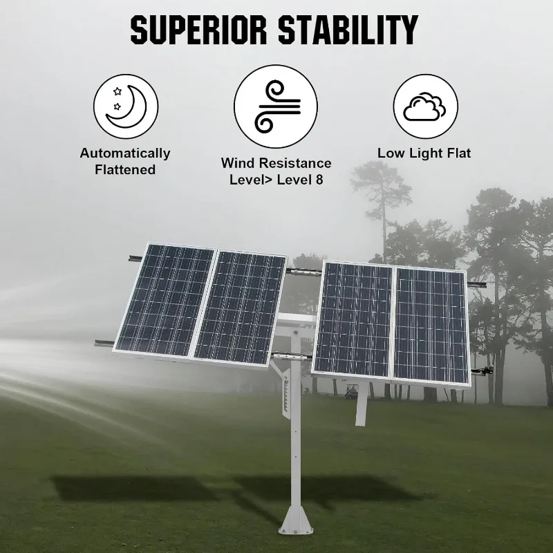 Zonnepaneel trackingsysteem met één as en trackercontroller, aanpassing in meerdere hoeken, ideaal voor verschillende zonnepanelen