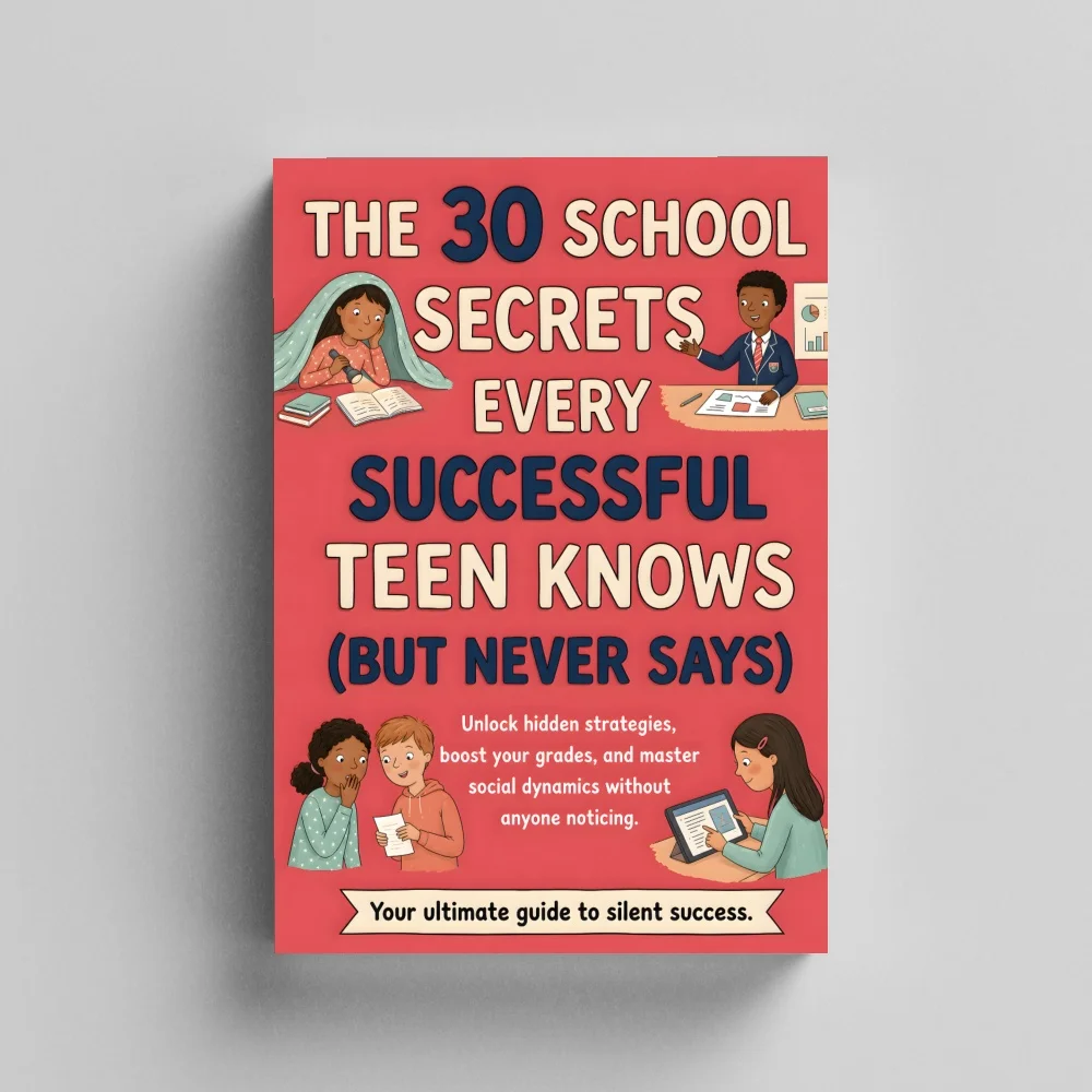 The 30 School Secrets Every Successful Teen Knows (But Never Says), Study Strategies, School Social Skills, Academic Growth