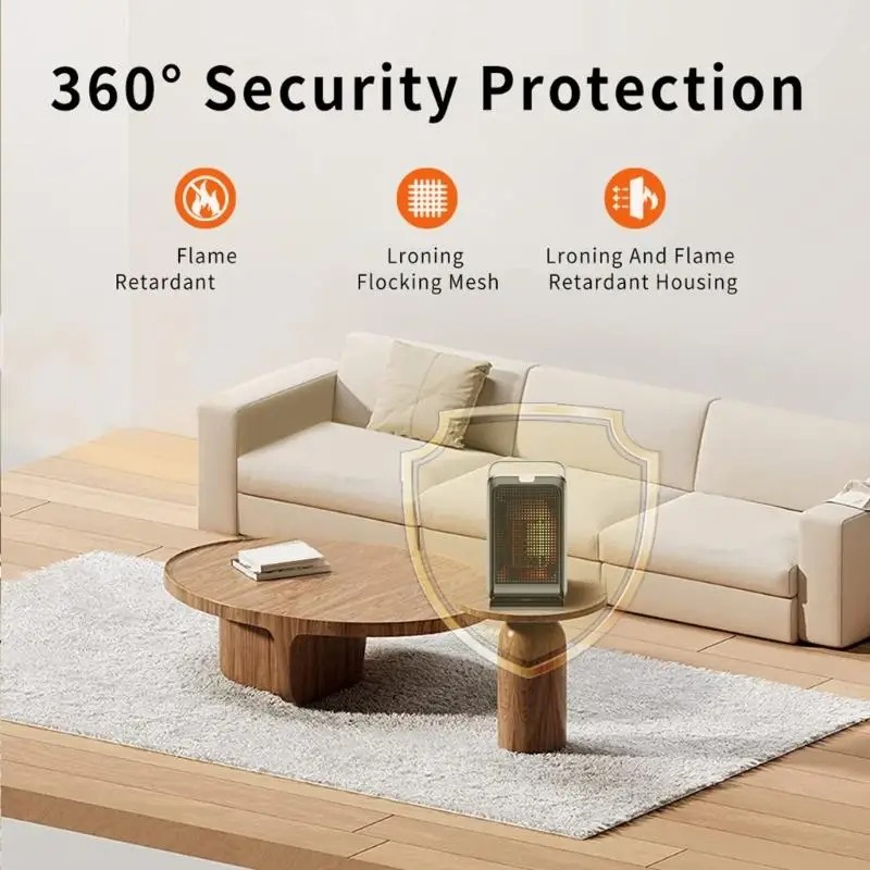 

220 В зимний теплый домашний настольный настольный вентилятор электрический нагреватель 1000 Вт Регулируемый теплый N58D