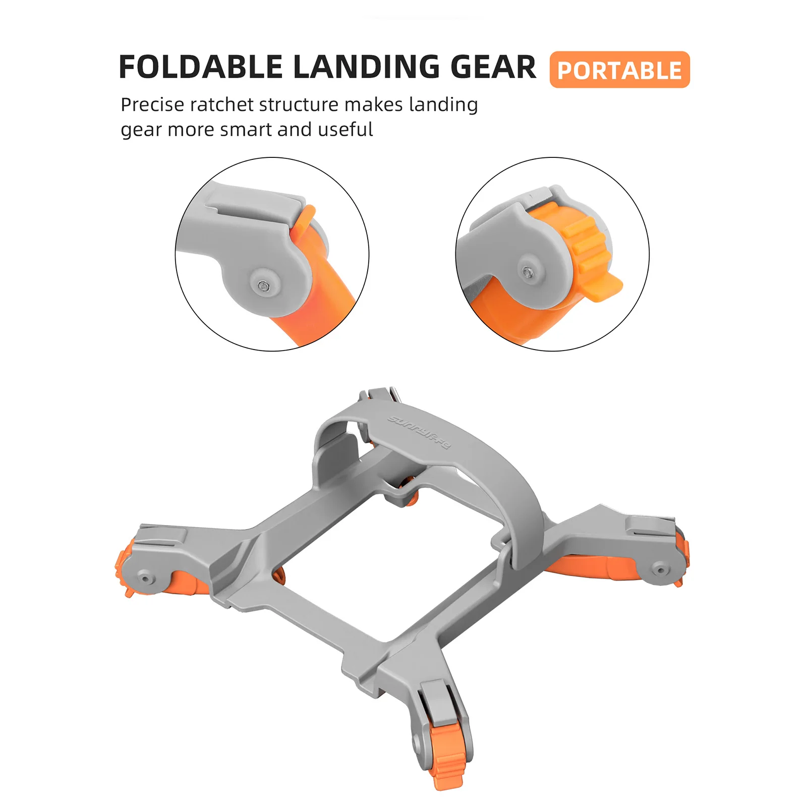 Foldable Landing Gear for DJI Mini 3 Pro Extensions Heightened Gears Support Leg Protector Stand for DJI Mini 3 Pro Accessories