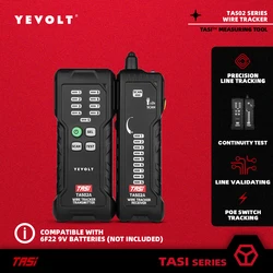 YEVOLT TA502 Series Network Cable Tester, LAN & TEL Continuity Wires Tester, Ethernet Cable Tester for RJ45, RJ11, POE Test Tool