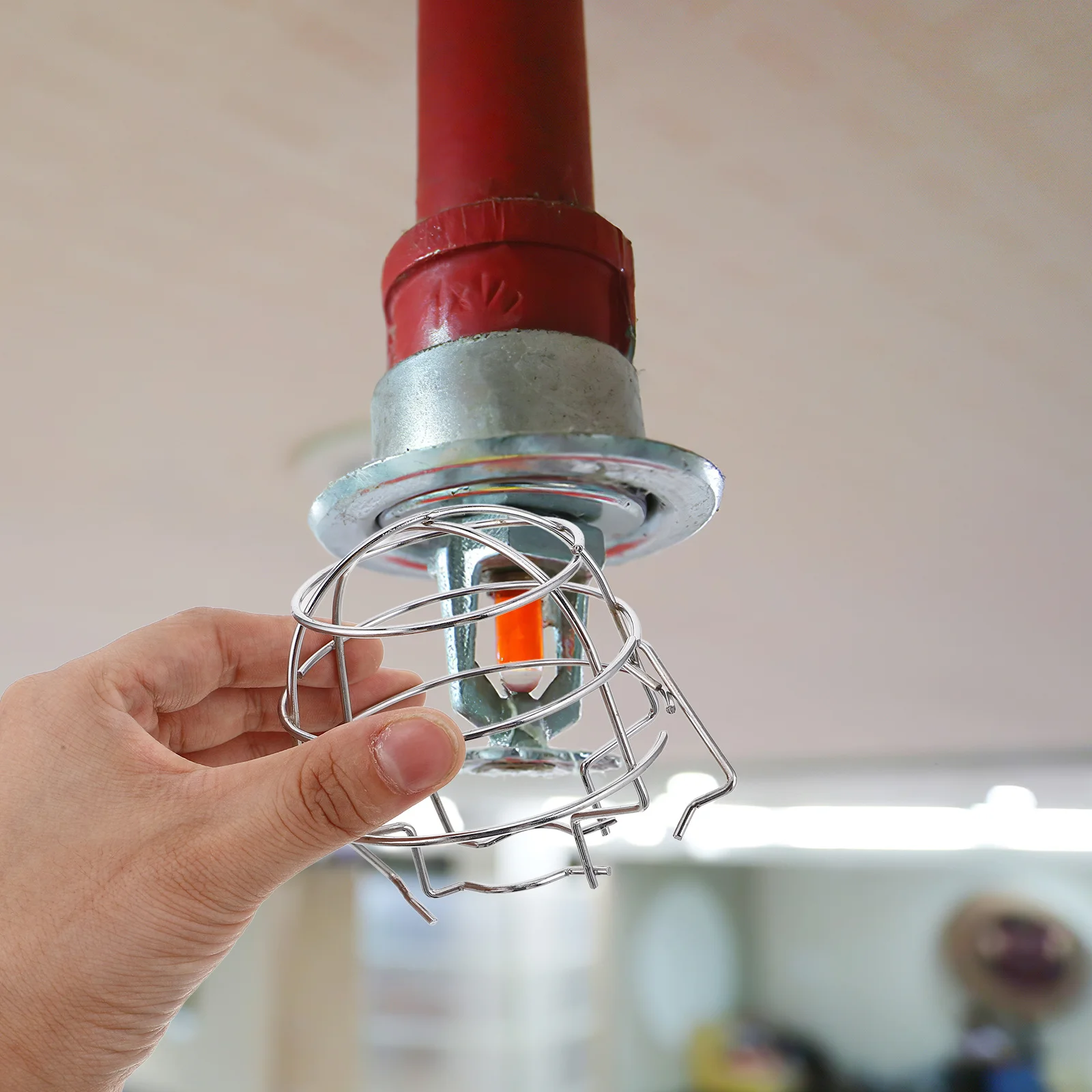 غطاء رأس الرش من الفولاذ المقاوم للصدأ واقي الرش المقاوم للصدمات لهب السقف