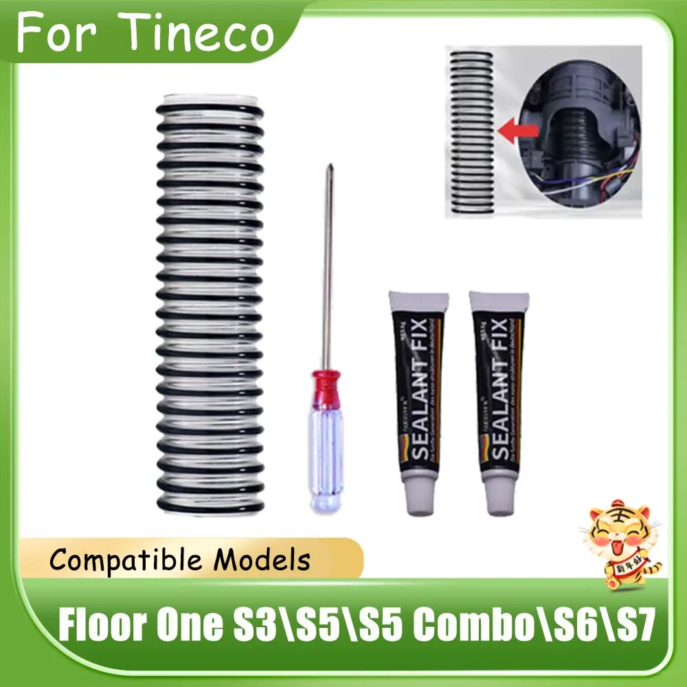 Hose For Tineco Floor One S3\\S5\\S5 COMBO\\S6\\S7 Vacuum Cleaner Accessories Sewage Pipe Thread Tube Connect Tube Waste Pipe Parts