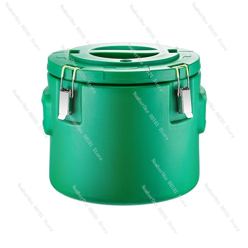 

Stainless steel insulated bucket, large capacity outdoor transportation bucket, hot and cold insulation household rice bucket
