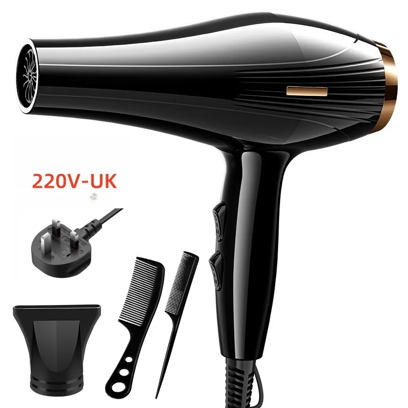 New High-Power Quick Drying Hair Dryer For Home Use, Hair Salon, Cool Hot Air, Blue Light Hair Care Dryer, 220V image 3