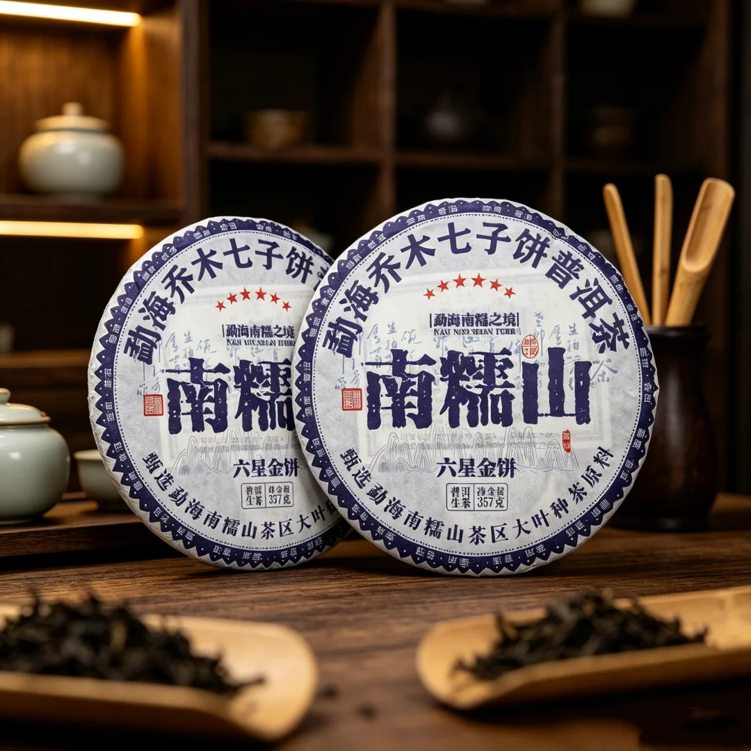 YiDengJiang FuDing White Tea Cake Packing Bag 357g/100g Puer Cake Thick Aluminum Foil Bag Shu Raw Pu'er Sealed Bag Yunnan Origin