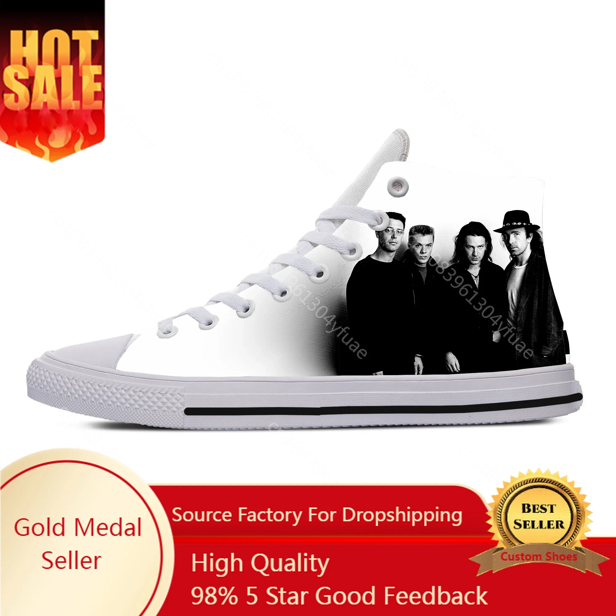 

Hot Cool Summer Fashion U2 High Sneakers Men Women High Quality Casual Shoes Classic High Help Board Shoes Latest Casual Shoes