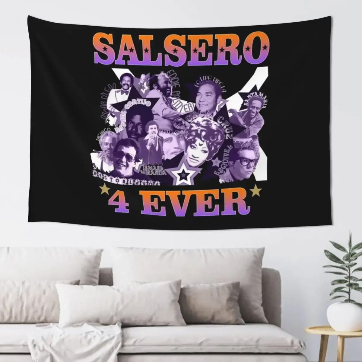 

Salsero 4 Ever Salsa Fania All Stars Celia Cruz Tapestry Bathroom Decor Home And Comfort Decor Wallpaper Bedroom Tapestry