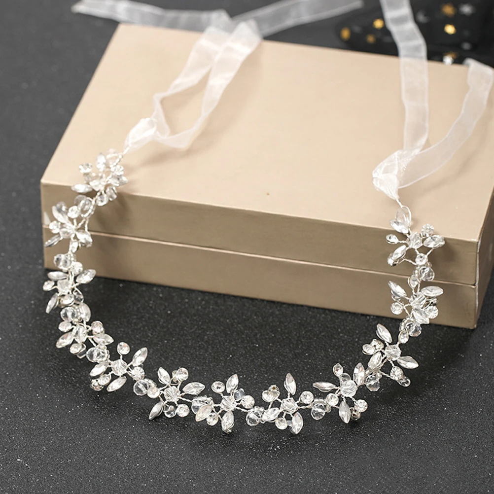 

Headband Crystal Rhinestone Hairband Bridesmaid Wedding Accessories Styling for Women