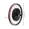 前輪ハブ電動自転車変換キット 48V 1000W 電動自転車強力なハブモーターキット 20 インチ電動自転車ホイール変換キット 3