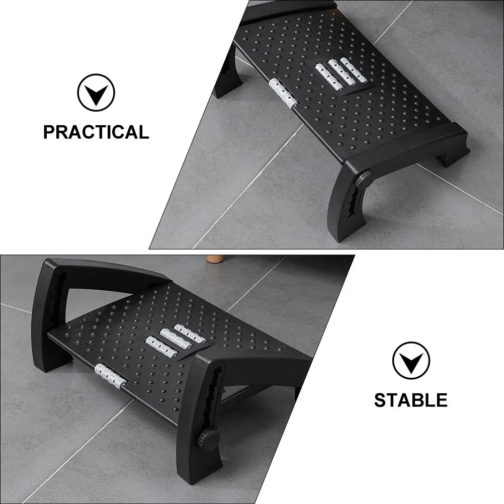 

1Pcs Adjustable Pedicure Footrest Footboard Support Stool Durable Home Salon Use Non-Slip Massage Footstool Pedicure Stool