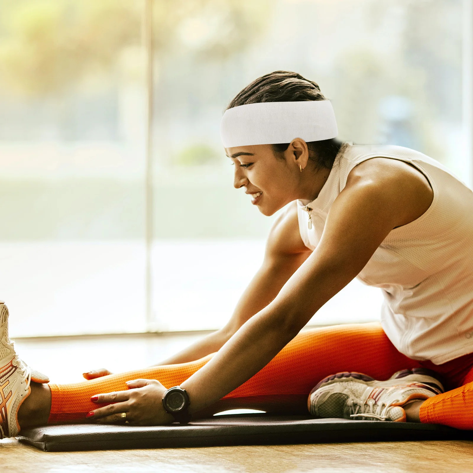 

100pcs Disposable Headbands For Skin Care Non-Woven Hair Bands Face Wash Spa Salon Use Facial Treatment Accessories