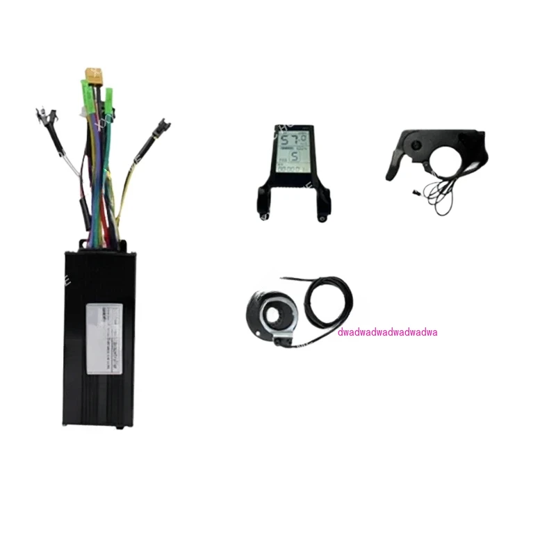 30A Tri-Mode Controller Set 36V 48V 1000W   Bike Motor Conversion Kit With S830 Display Thumb Throttle