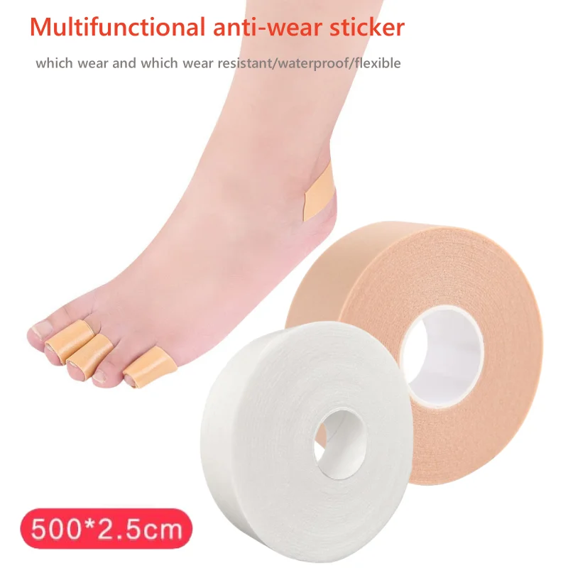 Plantilla de Gel de silicona para zapatos, pegatina de repuesto impermeable, almohadillas para los pies, cojín para el talón, antidesgaste, alivia