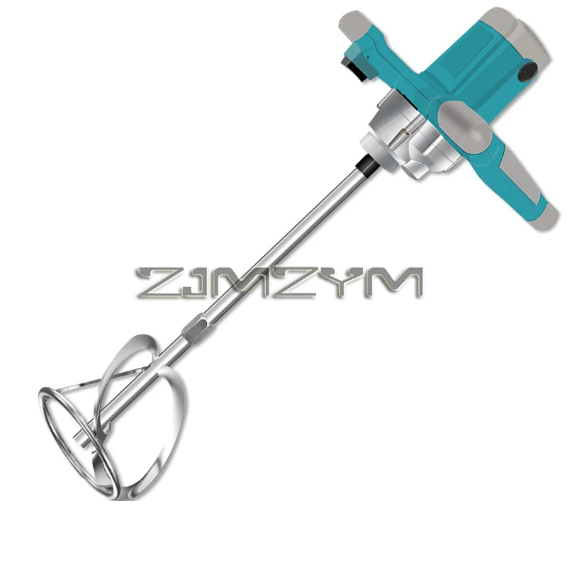 Miscelatore per calcestruzzo elettrico industriale da 1180 W Velocità a 6 marce regolabile Palmare Vernice Mastice di cemento Rivestimento in polvere Miscelatore per calcestruzzo misto